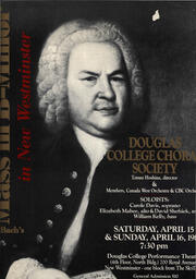 Bach's Mass in B Minor in New Westminster