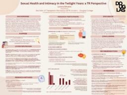 Sexual health and intimacy in the twilight years: a TR perspective