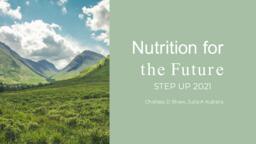 Nutrition for the future