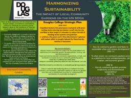 Harmonizing sustainability: The impact of local community gardens on the UN SDGs