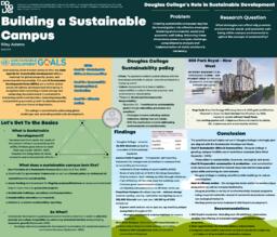 Building sustainable campuses: Douglas College’s role in sustainable development