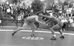 Men's wrestling meet in concourse