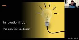The Innovation Hub is a journey, not a destination