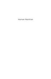 Human nutrition in a Canadian context