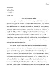 Logic, emotion, and the sublime