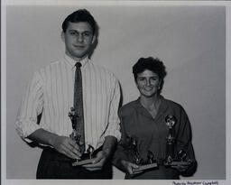 Athletes of the Year Rick Mesich and Lorraine Macken