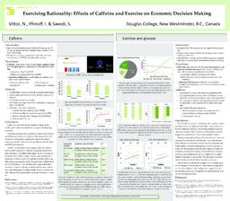 Exercising rationality: Effects of caffeine and exercise on economic decision making