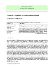 An application of fuzzy BWM for risk assessment in offshore oil projects
