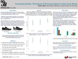 Comparing strides: The impact of running cadence in zero drop shoes