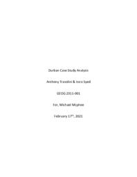 Durban case study analysis