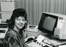 Renata Brown, switch board operator