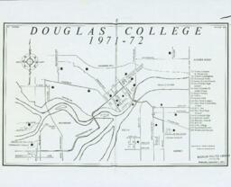 Douglas College 1971-1972 Map