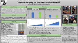 Effect of imagery on force output in a deadlift