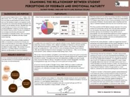 Examining the relationship between student perceptions of feedback and emotional maturity