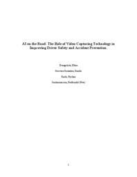 AI on the road: The role of video-capturing technology in improving driver safety and accident prevention