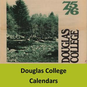 Douglas College Calendars